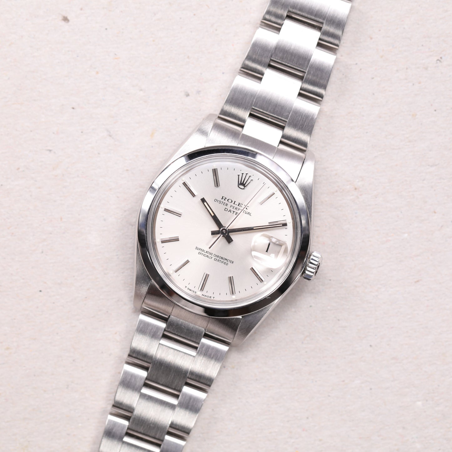 Rolex 1500 | 34 mm | 1971 | Cadran argent | Acier