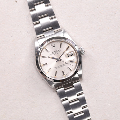 Rolex 1500 | 34 mm | 1981 | Cadran argent | Acier
