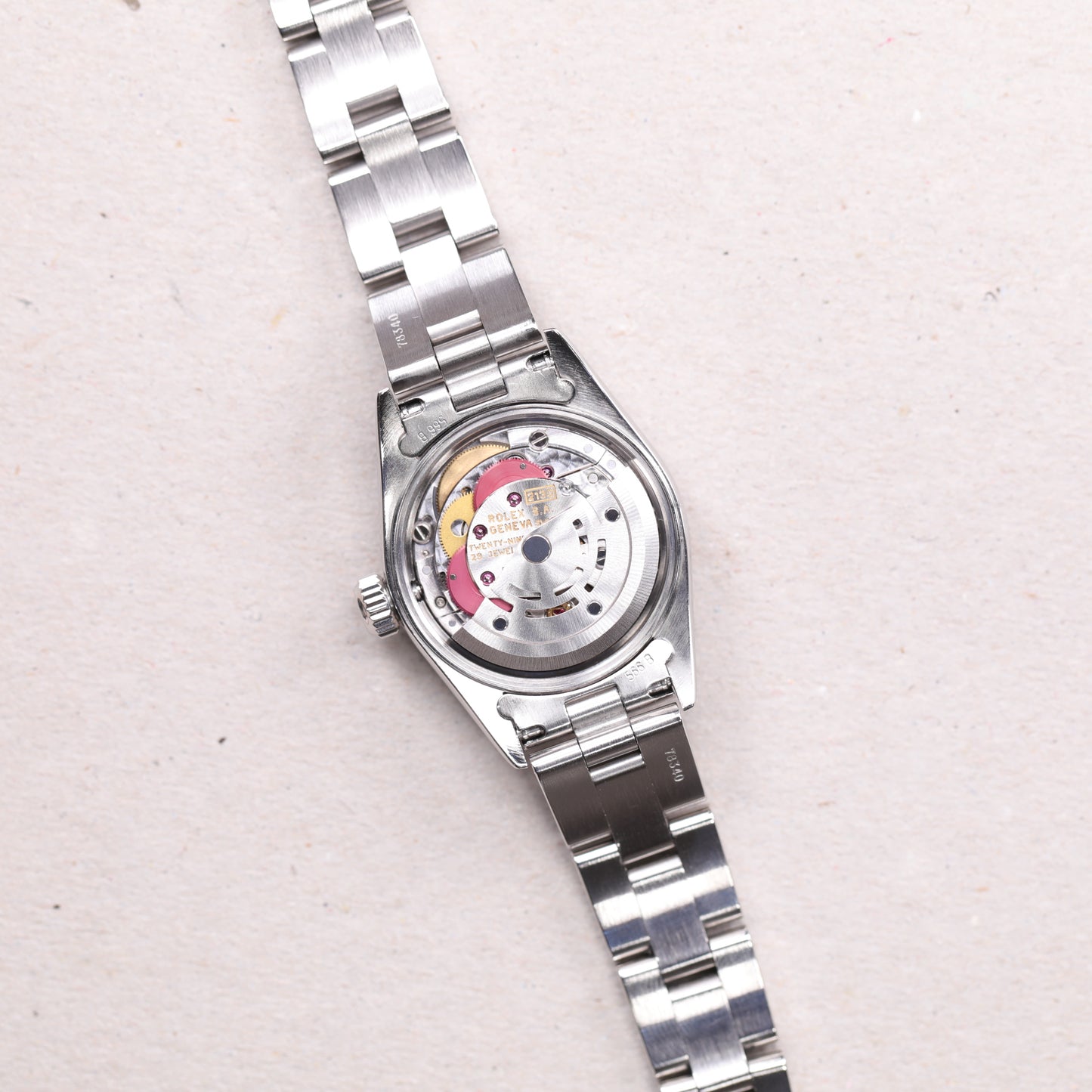 Rolex 67180 | 26 mm | 1999 | Cadran argent | Boite & Papiers | Acier