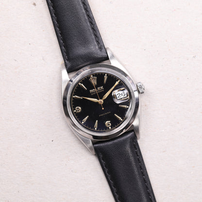 Rolex 6494 | 34 mm | 1956 | Cadran noir | Acier