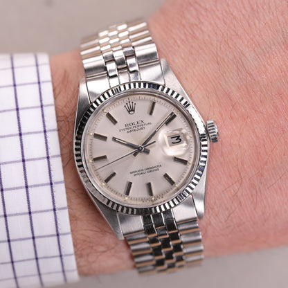 Rolex 1601 | 36 mm | 1973 | Cadran SIGMA argent | Acier