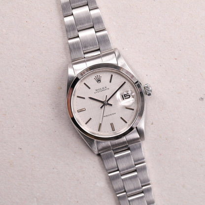Rolex 6694 | 34mm | 1972 | Cadran argent | Boite & Papiers | Acier