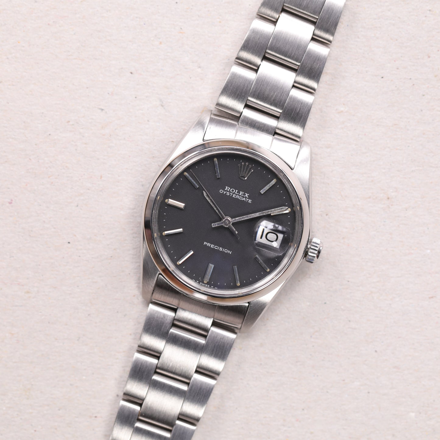 Rolex 6694 | 34 mm | 1973 | Cadran noir | Acier