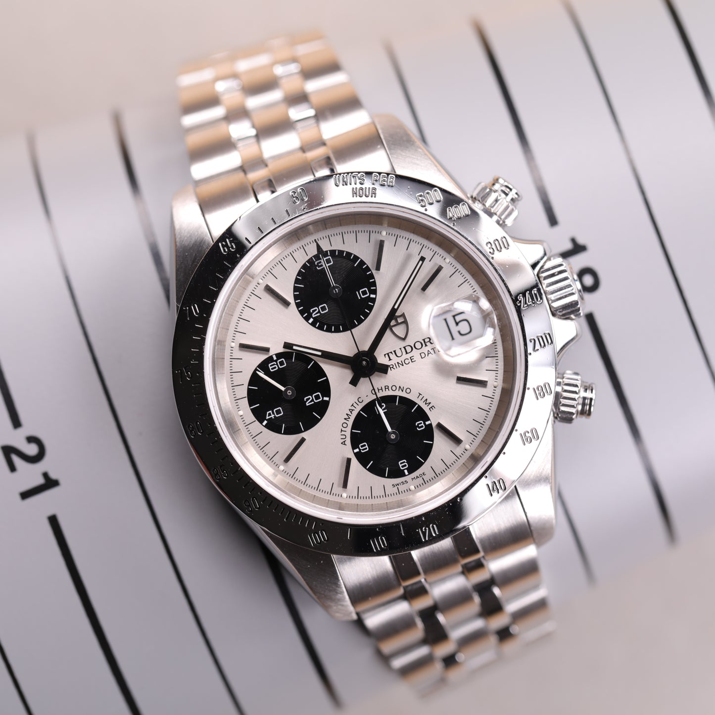 Tudor Prince 79280 | 40 mm | 2002 | Cadran argent | Acier