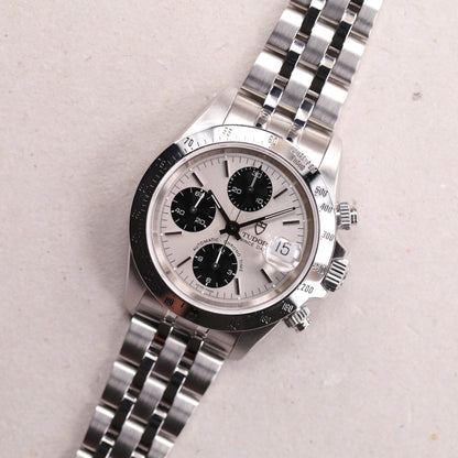 Tudor Prince 79280 | 40 mm | 2002 | Cadran argent | Acier