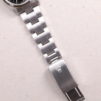 Rolex 14000 | 34 mm | 1998 | Cadran noir | Acier