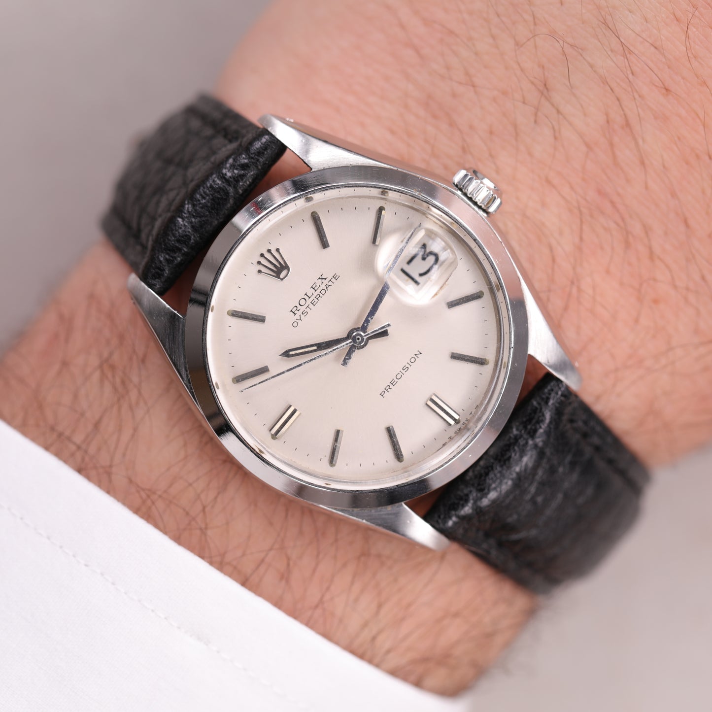 Rolex 6694 | 34 mm | 1970 | Cadran argent No Lume | Acier