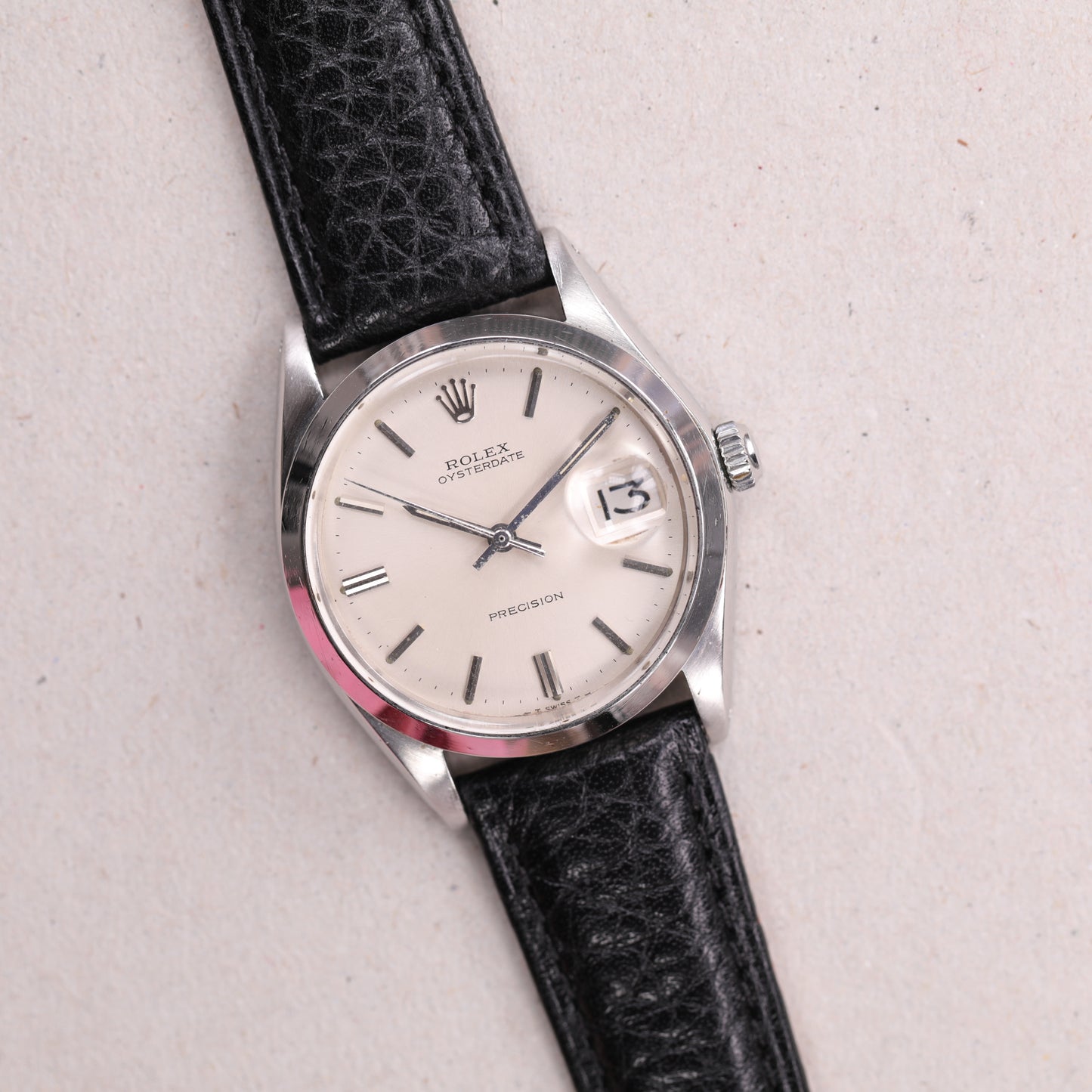 Rolex 6694 | 34 mm | 1970 | Cadran argent No Lume | Acier