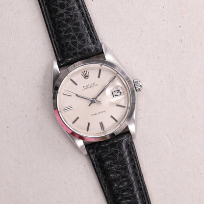 Rolex 6694 | 34 mm | 1970 | Cadran argent No Lume | Acier