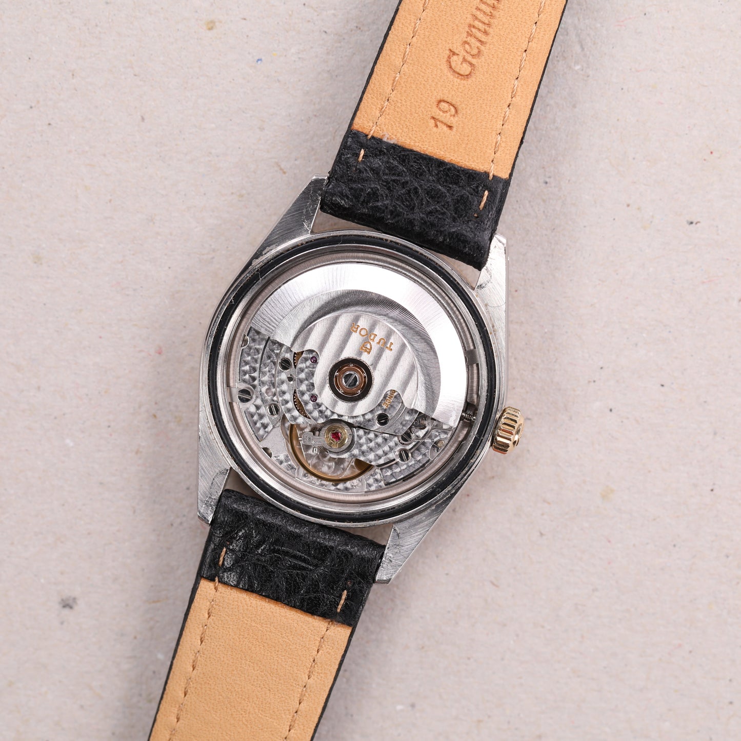 Tudor 74033 | 34 mm | CIRCA 1990 | Cadran blanc | Or / Acier