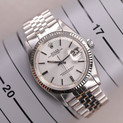 Rolex 1601 | 36 mm | 1975 | Cadran SIGMA argent | Or / Acier