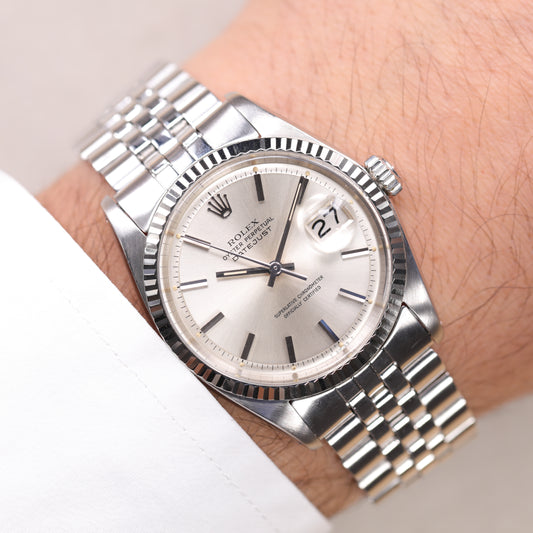 Rolex 1601 | 36 mm | 1971 | Cadran argent | Acier
