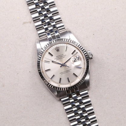 Rolex 1601 | 36 mm | 1971 | Cadran argent | Acier