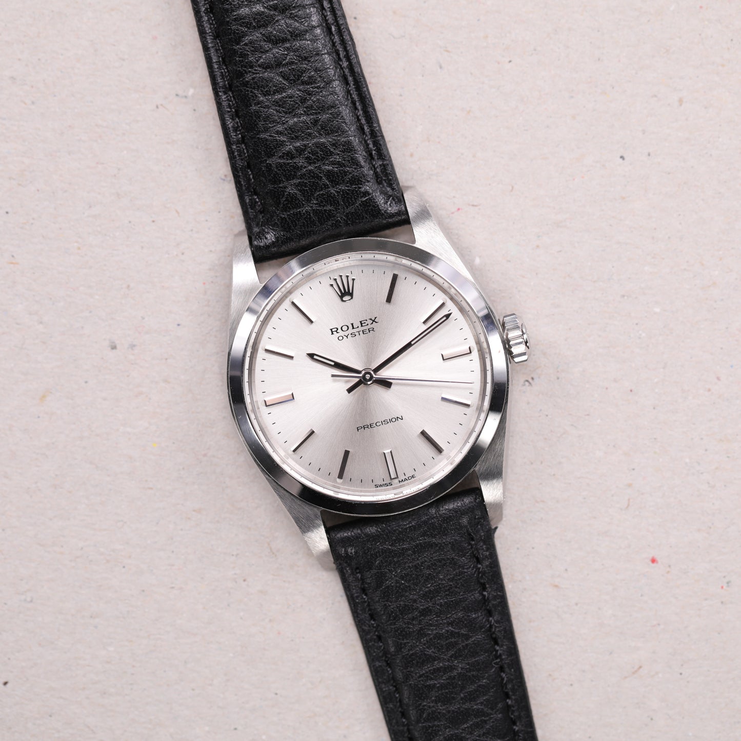 Rolex 6426 | 34 mm | 1977 | Cadran argent | Révision Rolex | Acier