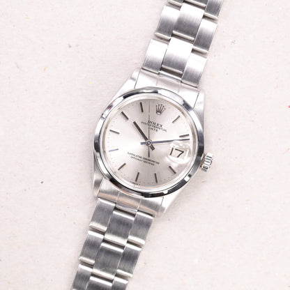 Rolex 1500 | 34 mm | 1970 | Cadran argent "No Lume" | Acier