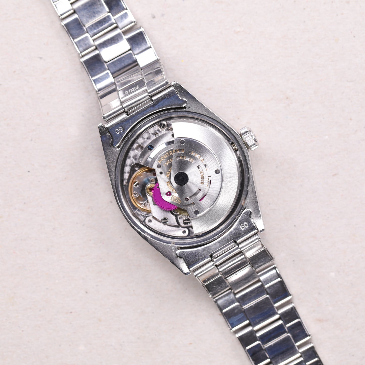 Rolex 1500 | 34 mm | 1970 | Cadran argent "No Lume" | Acier