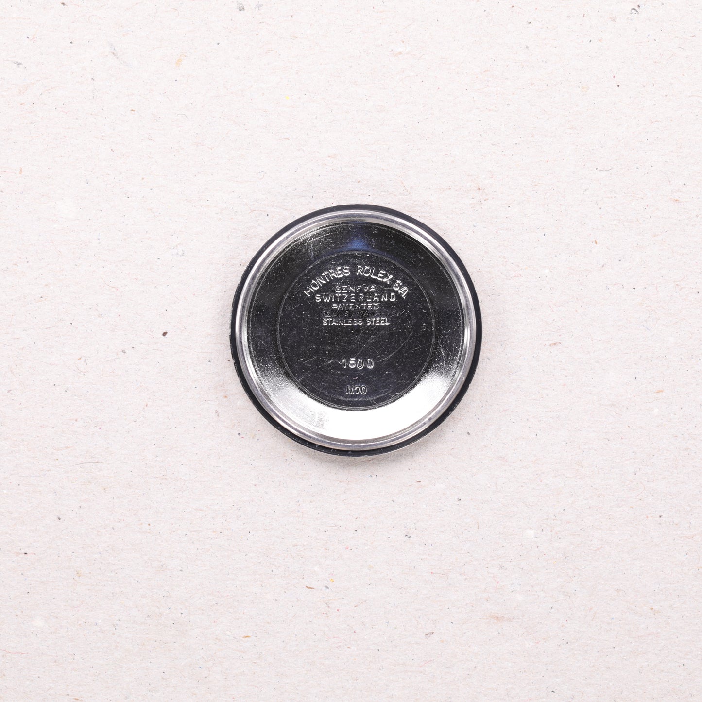 Rolex 1500 | 34 mm | 1970 | Cadran argent "No Lume" | Acier