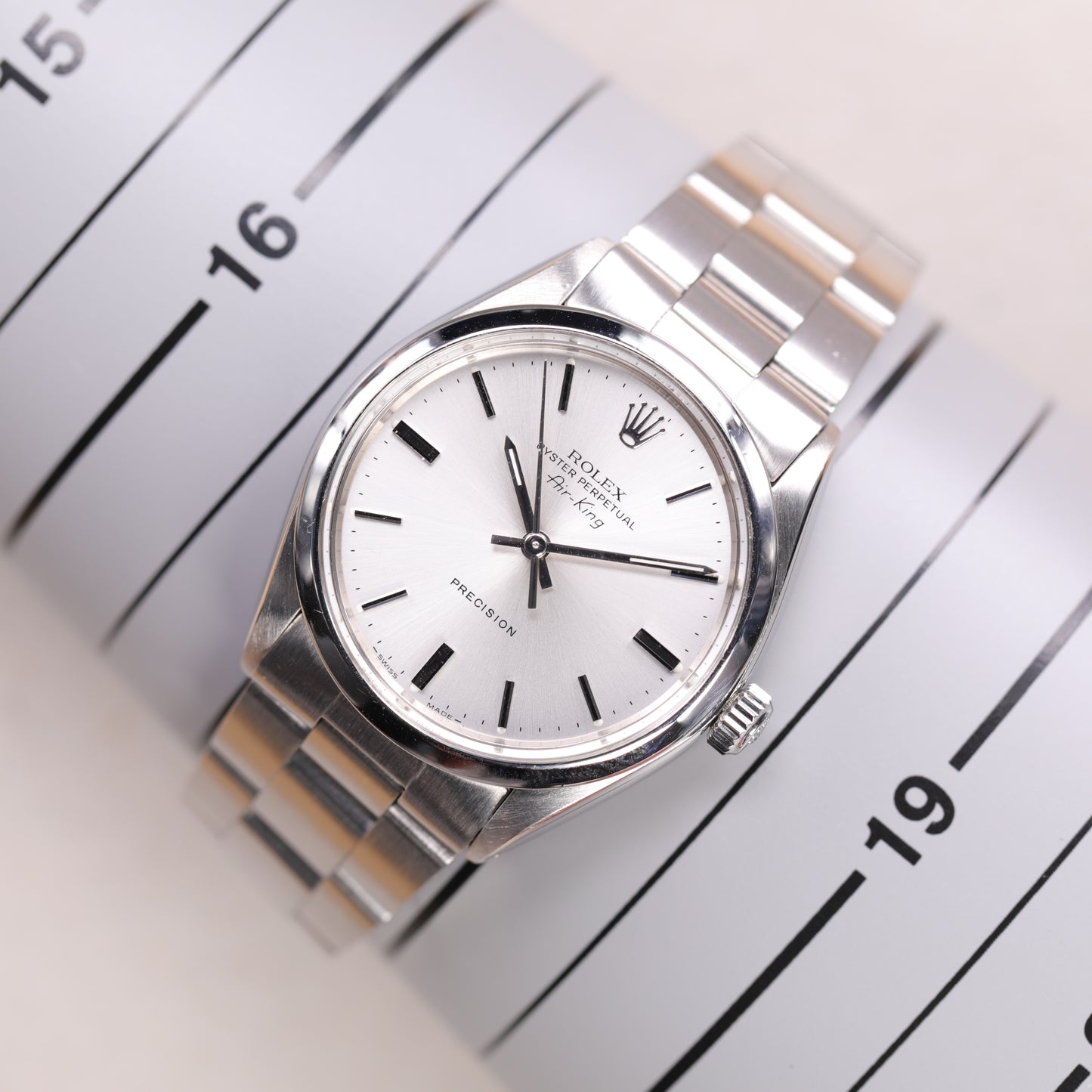 Rolex 5500 | 34mm | 1971 | Cadran argent | Acier