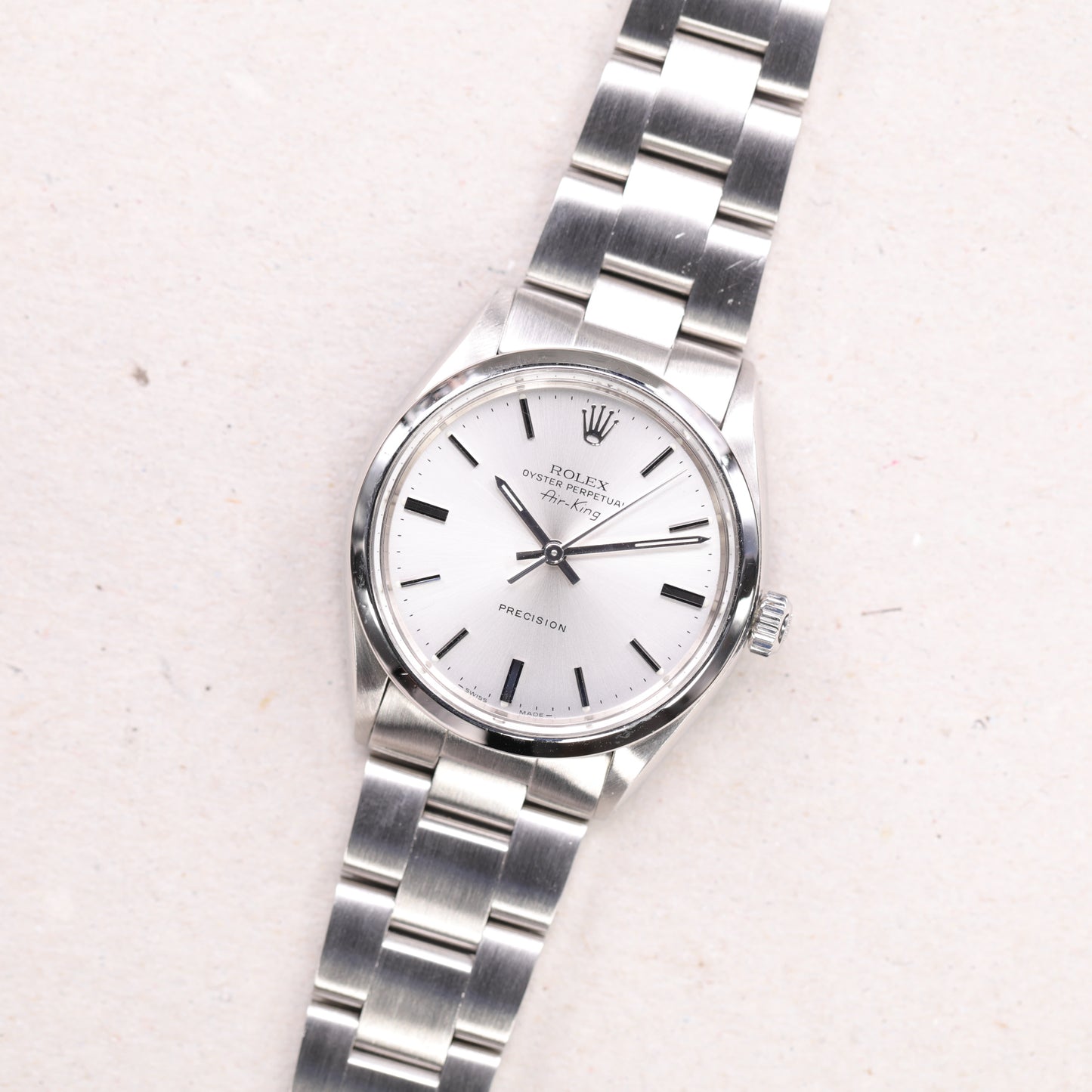 Rolex 5500 | 34mm | 1971 | Cadran argent | Acier