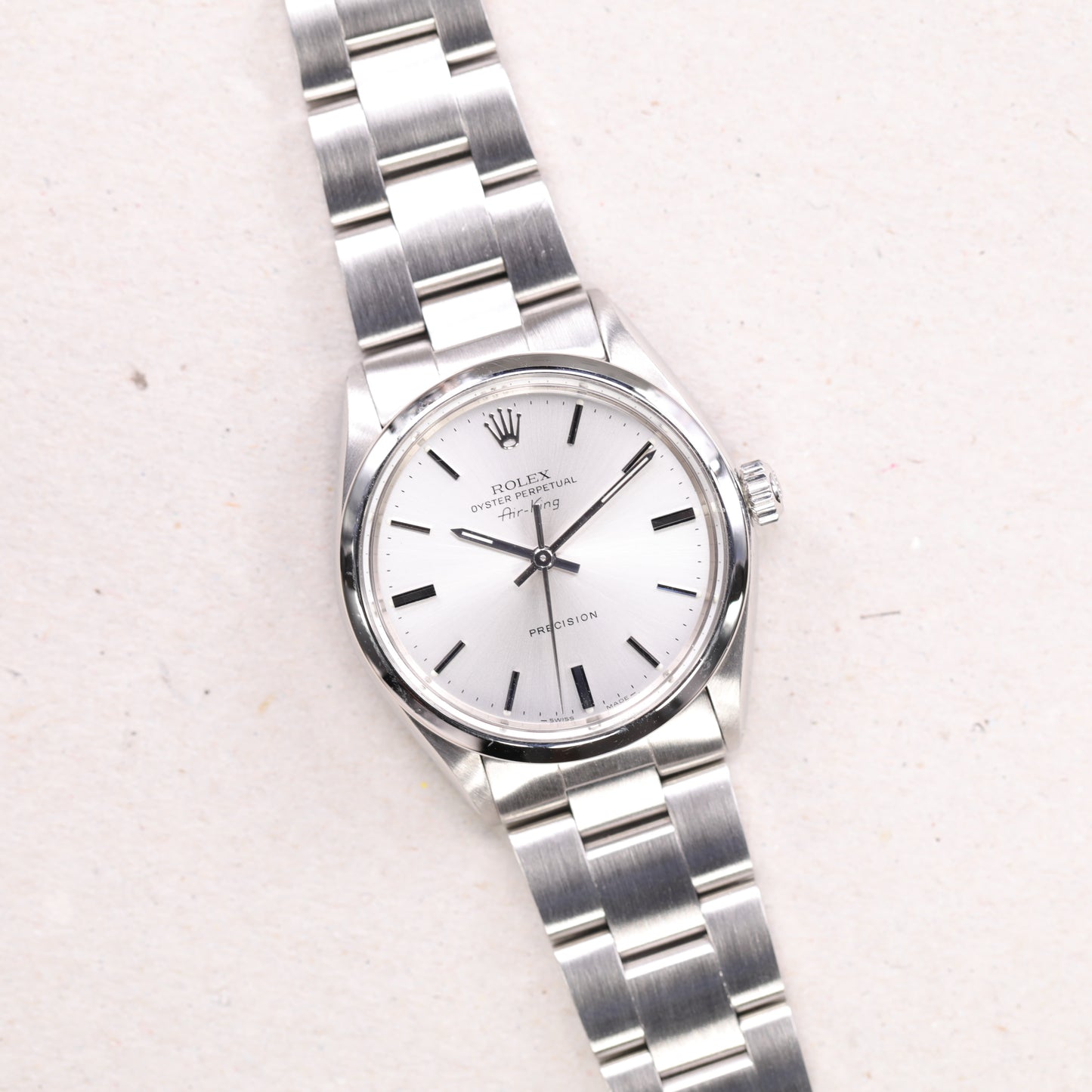 Rolex 5500 | 34mm | 1971 | Cadran argent | Acier