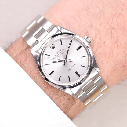 Rolex 5500 | 34mm | 1971 | Cadran argent | Acier