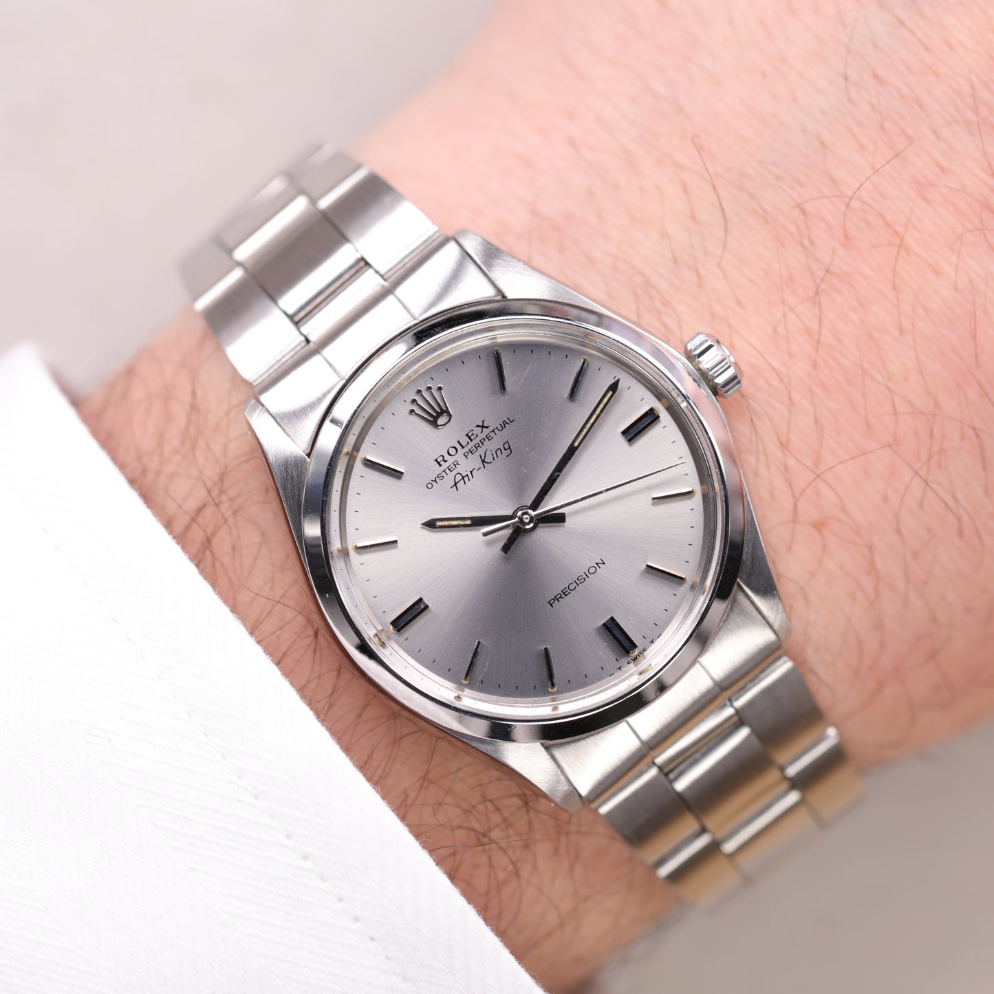Rolex 5500 | 34 mm | 1973 | Cadran argent | Acier