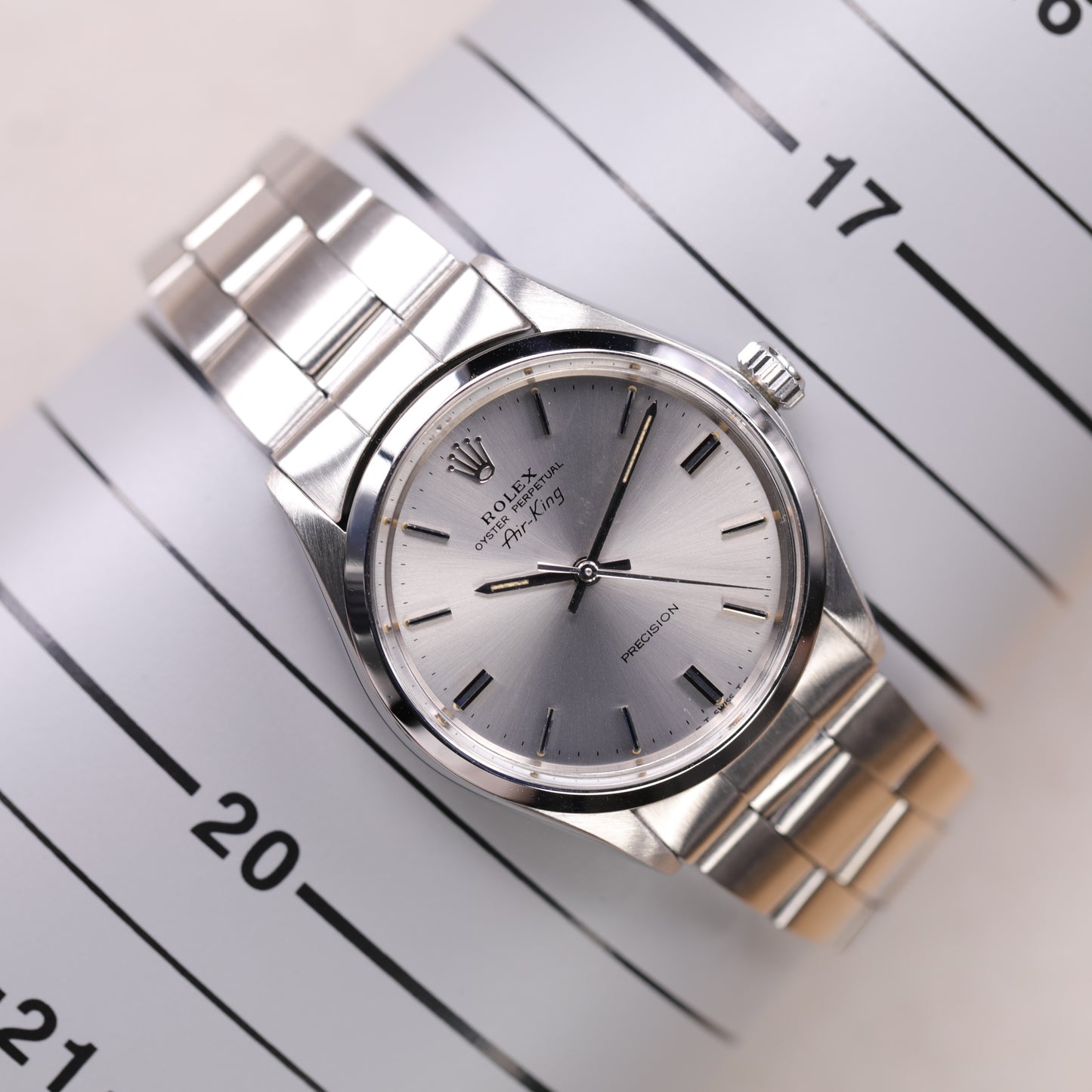 Rolex 5500 | 34 mm | 1973 | Cadran argent | Acier