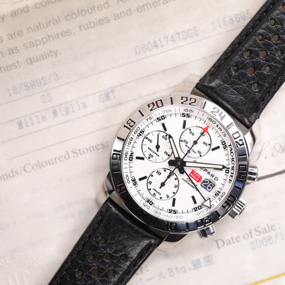 Chopard 8992 | 42mm | 2006 | Cadran blanc | Boite, Papiers & Accessoires | Acier