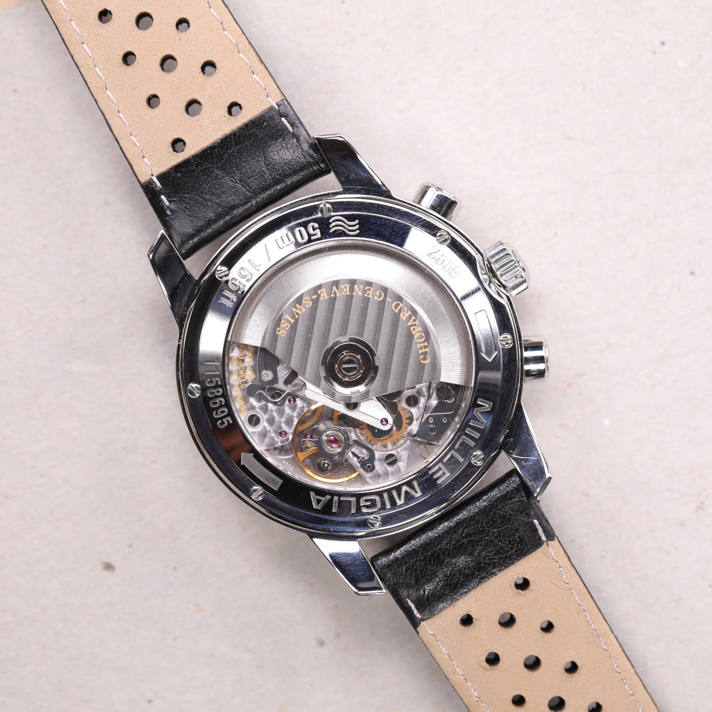 Chopard 8992 | 42mm | 2006 | Cadran blanc | Boite, Papiers & Accessoires | Acier