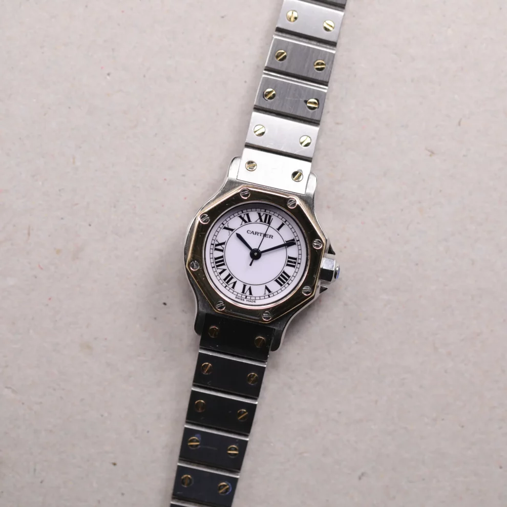 Cartier Santos Automatique Or / Acier